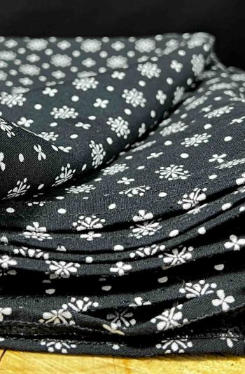 Sarong - Schwarz "Stern"