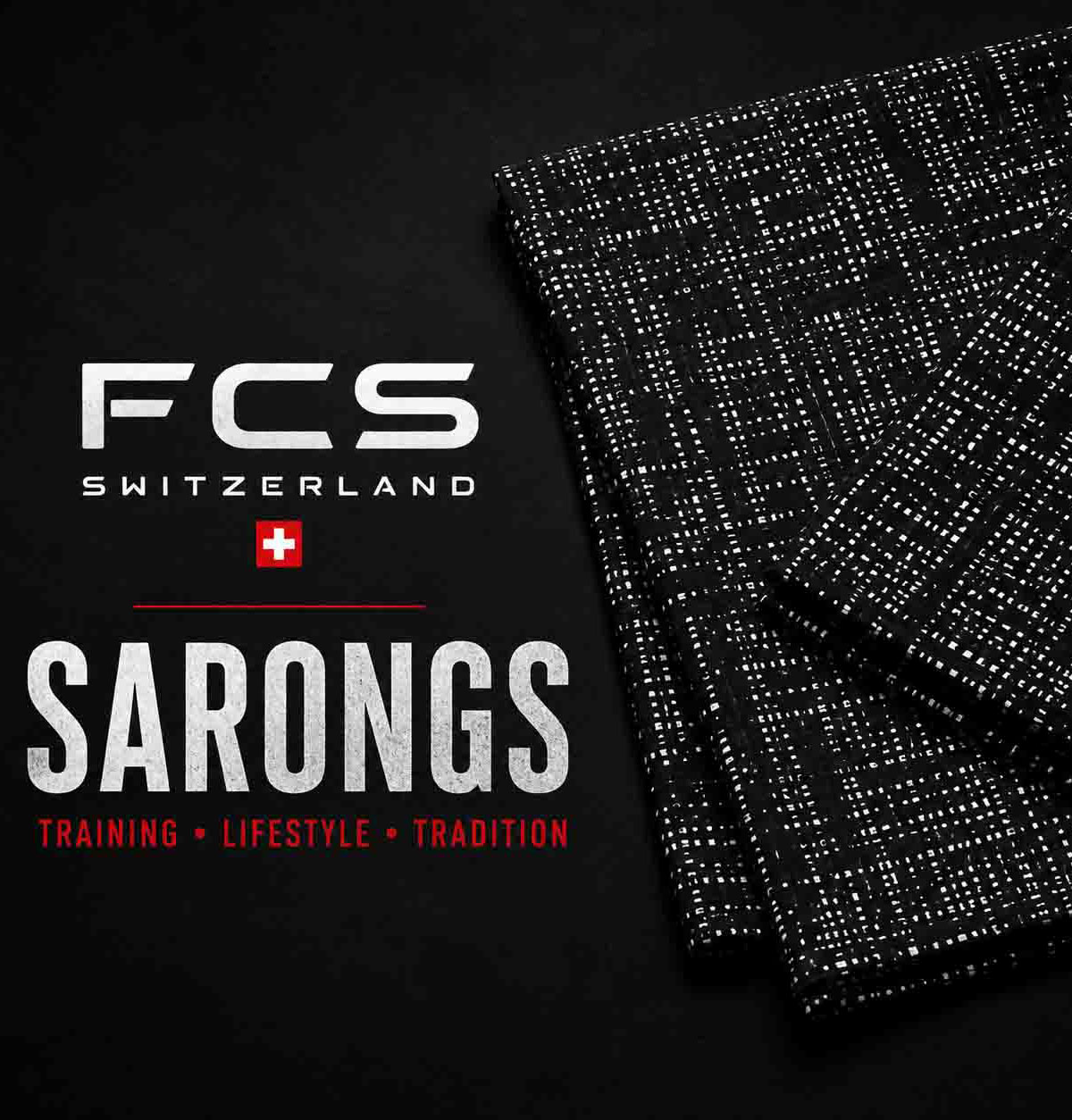Sarong – Malong – karriert «Braun-Weiss»